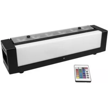 Projetor de efeitos LED EUROLITE Bar-6 DMX 36 LEDs – barra de palco compacta com 36 LEDs RGB, controlo DMX