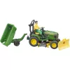 Bruder bworld John Deere corta-relva de assento, veículo de brincar em miniatura