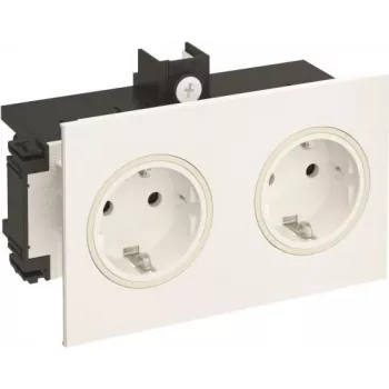 Rehau tomada 2 vias SIGNA IN branco puro BRK 2STD (6121014)