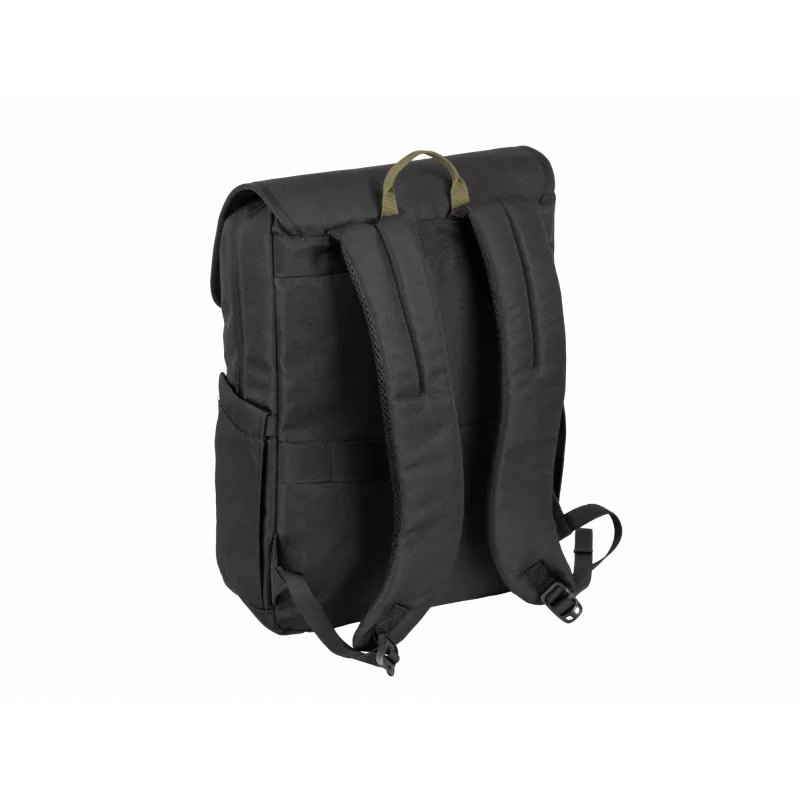 NATEC Niala NTO-2239 mochila para portátil de 39,6 cm (15,6 polegadas), 18 L, resistente a salpicos, poliéster reciclado, preto/verde escuro
