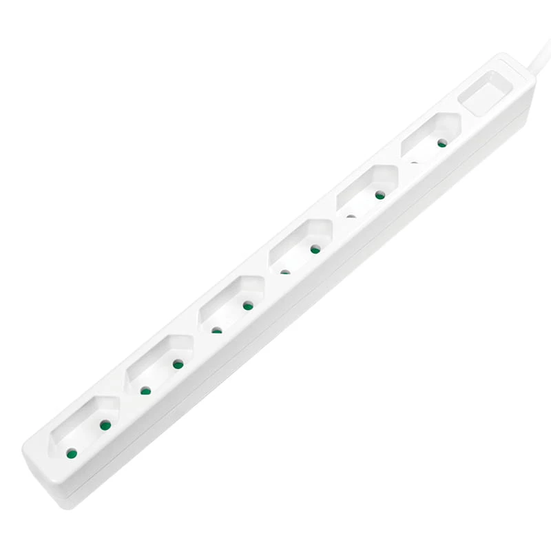 Extensão de energia LogiLink LPS231 1.5m 6 tomadas AC interior branco