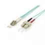 Cabo de patch de fibra ótica LC/SC Equip, OM3, 0,5 m, 0,5 m, OM3, LC, SC
