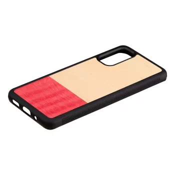 Capa para smartphone Man and Wood Galaxy S20 Miss Match preto — capa traseira de proteção para Samsung Galaxy S20