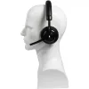 Headset sem fios Plusonic W320 Dual DECT estéreo — headset DECT estéreo sem fios, suporte de base dupla