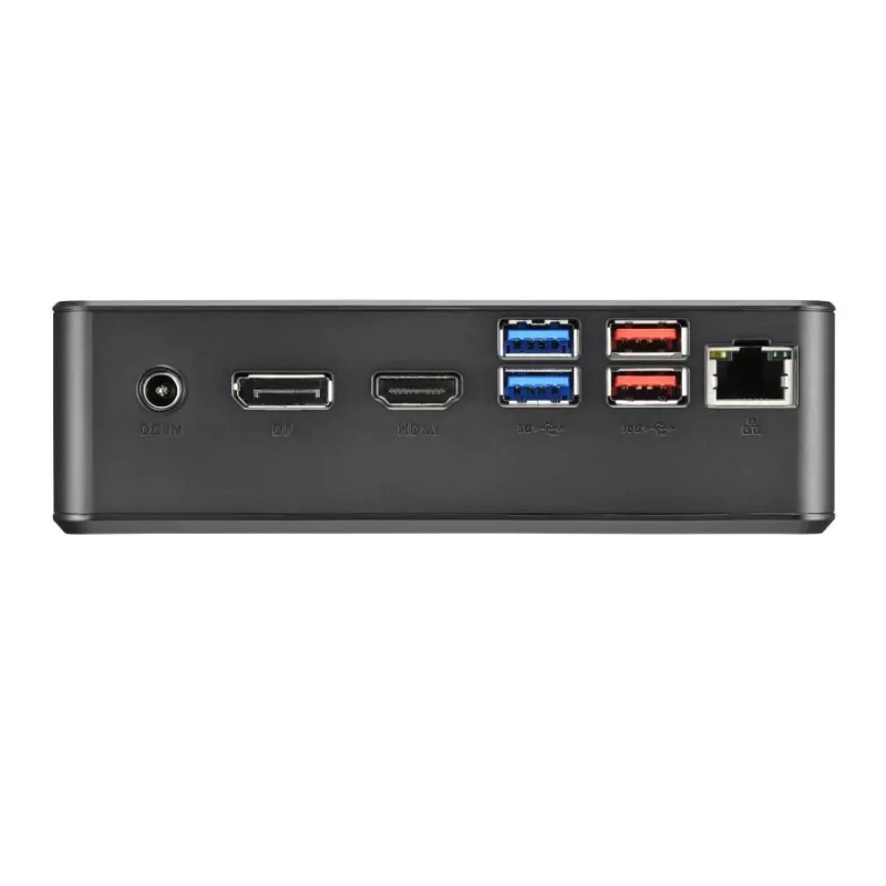 Shuttle XPC Nano PC NC40U5, Intel Core i5-1235U, 1x HDMI, 1x DP, 1x USB-C/DP, 6x USB3.2, 1x baía de 2,5