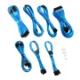 Kit de cabos de alimentação CableMod C-Series PRO ModMesh RM Black Label azul-claro CM-PCSR-16P3KIT-NKLB-R para fonte de alimentação de PC