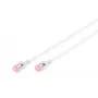 Cabo de rede Digitus CAT 6 U/FTP patch cable fino RJ-45 Cat6 1m cinzento