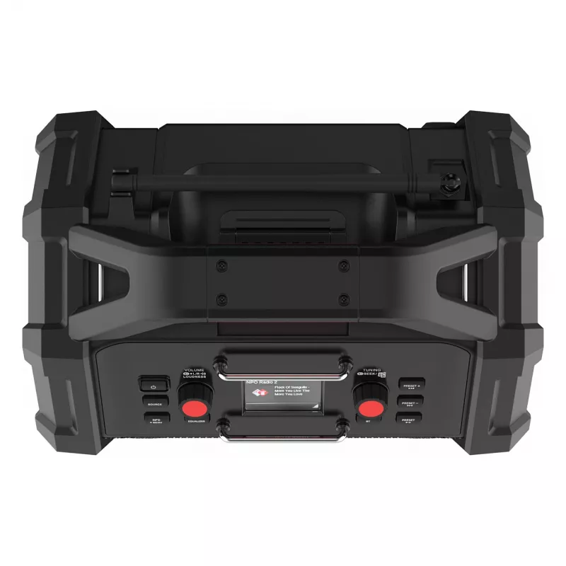 Rádio de obra portátil PerfectPro ROCKTAGON 18V — rádio de obra a bateria
