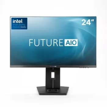 All-in-One PC FutureNUC AIO24-12i5 Intel Core i3-1220P 4,4 GHz, 24 polegadas Full HD, 16 GB DDR4, 256 GB SSD, Windows 11 Pro, Preto