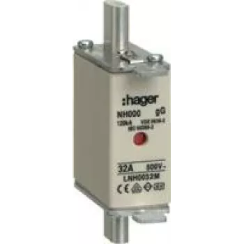 Hager LNH0032M. Largura: 21 mm, altura: 79 mm (LNH0032M)
