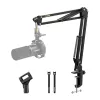Braço de microfone MAONO B01 (BA20) – base de montagem em mesa, preto, profundidade máx. de mesa 4,5 cm