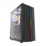 Caixa de computador Darkflash DK151 LED (preto) + 3 ventoinhas RGB