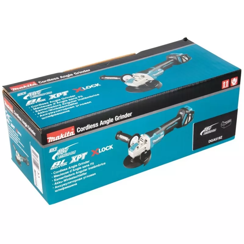 Makita DGA519Z - rebarbadora - bateria - 125 mm - sem bateria - 18 V (DGA519Z)
