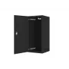 Lanberg WF10-2312-00B armário rack de parede de 10 polegadas 12U, 280x310x603 mm, porta metálica, IP20, carga máx. 20 kg, desmontado, preto