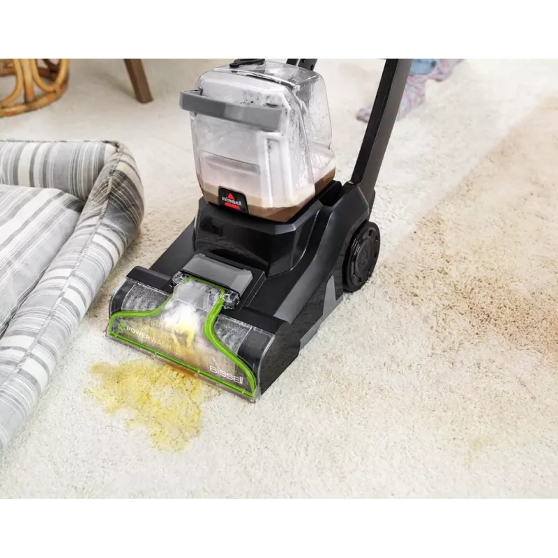 Bissell | PowerWash Pet, limpa tapetes e estofos vertical | 3878N | Funcionamento com fios | Aparelho manual | Função de lavagem | 600 W | preto/lima | Garantia 24 meses