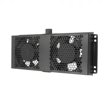 Ventilador de arrefecimento Extralink 2 FANS ROOF COOLING UNIT 220V AC preto metal