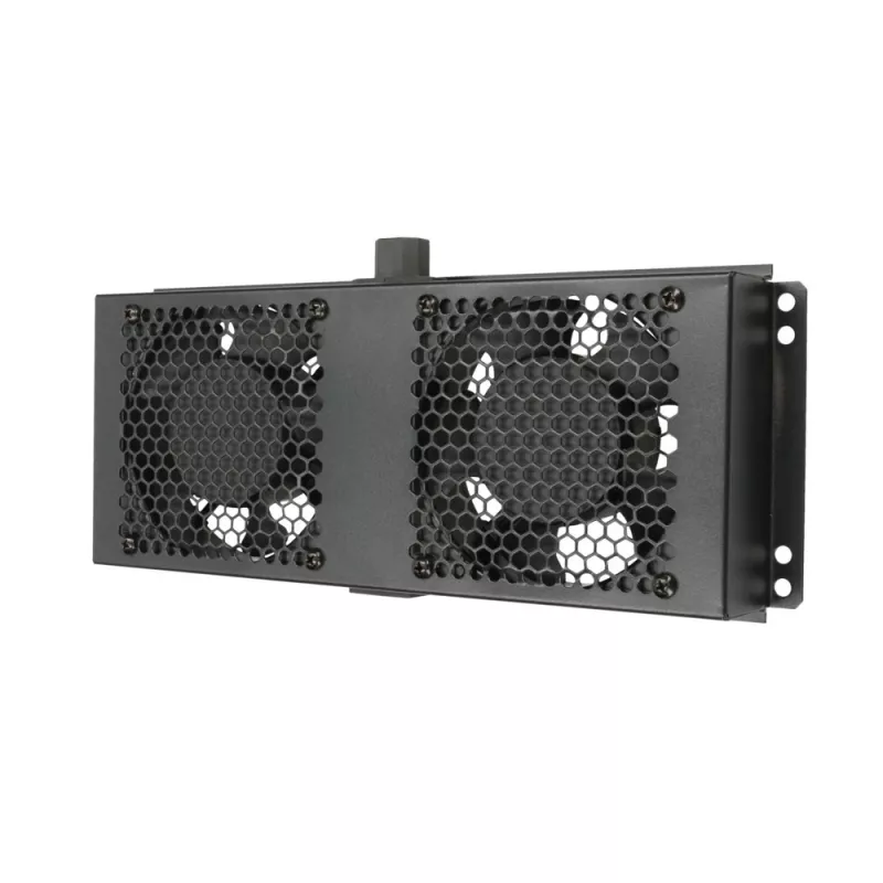 Ventilador de arrefecimento Extralink 2 FANS ROOF COOLING UNIT 220V AC preto metal