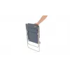 Cadeira de campismo Outwell Blackpool Ocean Blue — cadeira dobrável de 2 pernas, carga máx. 120 kg, 3,3 kg, 55 cm de largura