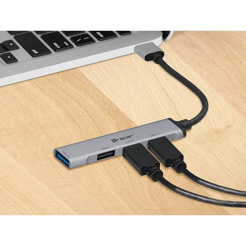 Hub USB Tracer 3.0, H41, 4 portas
