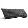 Teclado e rato Inca IWS-519 incluído Office RF Wireless QWERTY turco preto