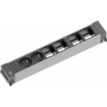 Bachmann POWER FRAME extensão de energia 0,2 m 2 tomadas AC interior preto