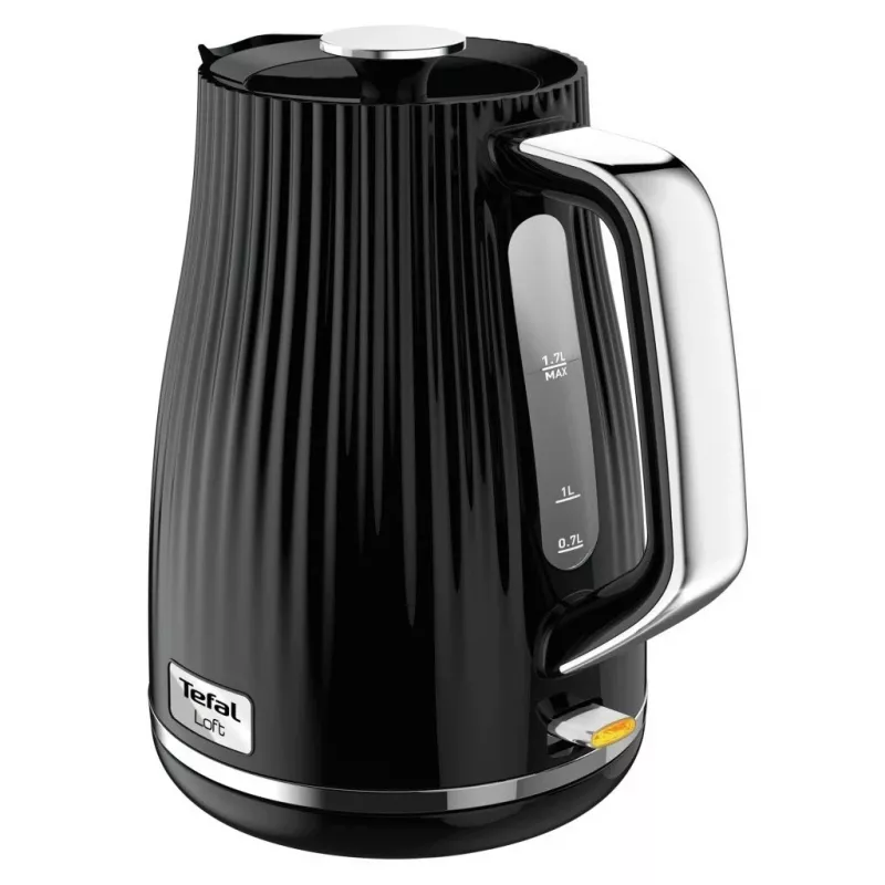 Chaleira Tefal KO2508 1,7 l, 2400 W, preto, resistência oculta