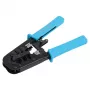 LogiLink WZ0019 alicate de crimpagem multimodular, 8P/6P/4P, preto/azul