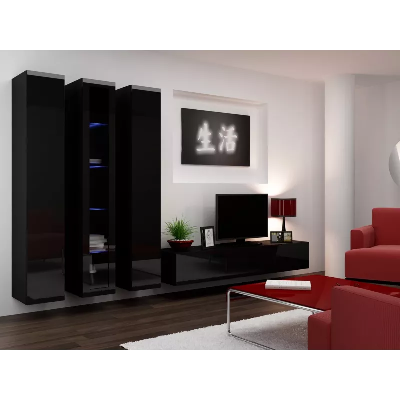 Suporte de TV Cama VIGO '180' 30/180/40 preto/preto brilhante