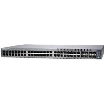 Juniper EX4100-F 48 portas 10/100/1000BaseT PoE+, 4x portas uplink 10G SFP+, 4x portas stacking 10G SFP+ (óticas vendidas separadamente) com SW padrão, conforme TAA (EX4100-F-48P)