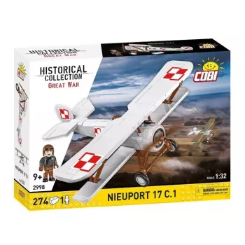 Cobi Conjunto de blocos de construção Nieuport 17 C.1 kit de modelismo de 274 peças