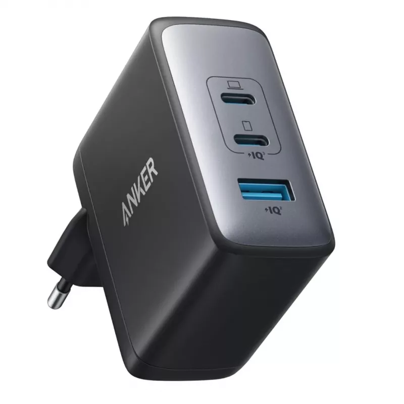 Anker Powerport 736 Nano II universal preto carregamento rápido AC para interior