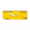 DeLOCK apresentador laser USB branco sem fios com recetor USB RF Nano