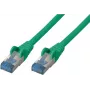 Cabo de rede S/CONN verde Cat6a S/FTP 0.5m