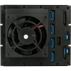 Caixa externa SilverStone SST-FS304-12G 3,5 polegadas, 4 baías – preto