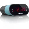 Rádio-relógio Lenco CR-07 preto azul