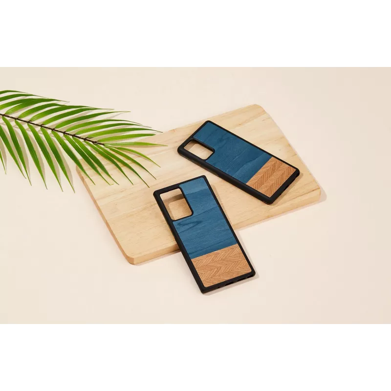 Capa para smartphone man and wood Galaxy Note 20 Denim preto – capa protetora estilo denim