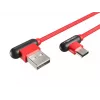 Cabo USB NATEC NKA-1201 USB 2.0 1 m USB A USB C preto vermelho