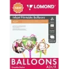 Balões imprimíveis a jato de tinta Lomond A3+, 9 folhas (bola/coração/estrela) frente e verso
