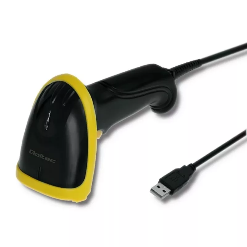 Leitor de códigos de barras de mão Qoltec 50860
