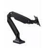 Suporte para monitor GEMBIRD MA-DA1-03 para ecrãs de 17–35 polegadas, 10 kg, VESA 75x75–100x100, fixação por grampo/passagem na secretária, preto