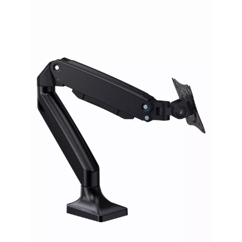 Suporte para monitor GEMBIRD MA-DA1-03 para ecrãs de 17–35 polegadas, 10 kg, VESA 75x75–100x100, fixação por grampo/passagem na secretária, preto