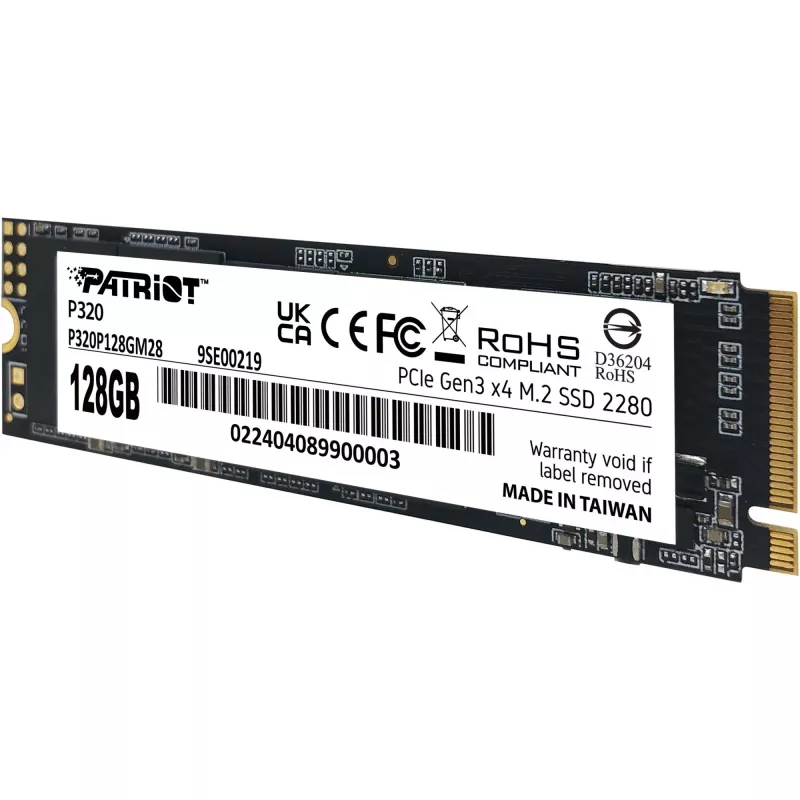SSD Patriot P320 128GB M.2 2280 PCIe 3.0 x4 NVMe
