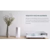 MikroTik Audience RBD25G-5HPacQD2HPnD ponto de acesso Mesh tribanda, Wi-Fi 5 (802.11ac), 2,4 GHz + 2x 5 GHz, 1733 Mbit/s, 2x Gigabit LAN, PoE, RouterOS L4, branco