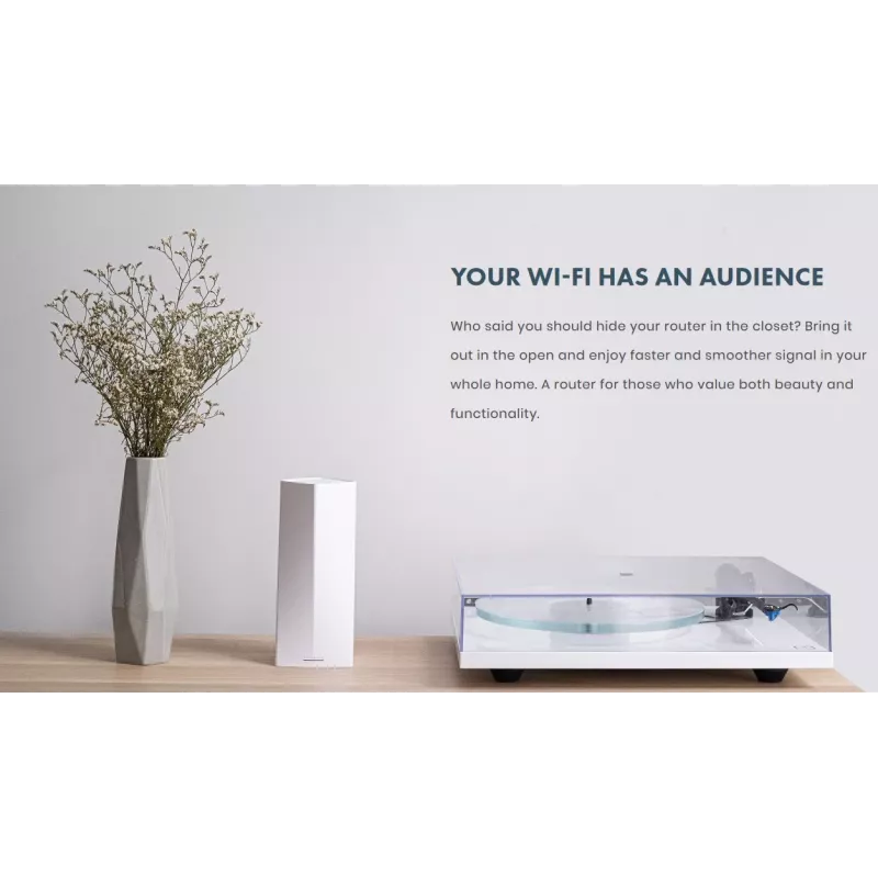 MikroTik Audience RBD25G-5HPacQD2HPnD ponto de acesso Mesh tribanda, Wi-Fi 5 (802.11ac), 2,4 GHz + 2x 5 GHz, 1733 Mbit/s, 2x Gigabit LAN, PoE, RouterOS L4, branco