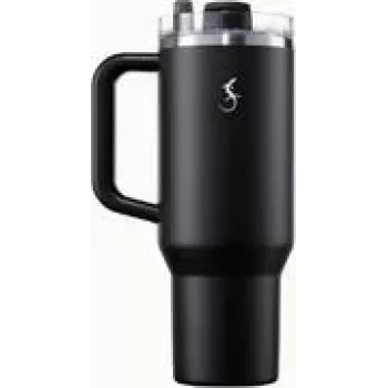 Caneca térmica Lurch BIG CUP 1,2L, aço inoxidável de parede dupla com isolamento a vácuo, preto