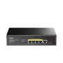 Switch de rede Cudy GS1005PTS1 Gigabit Ethernet (10/100/1000) Power over Ethernet (PoE) preto