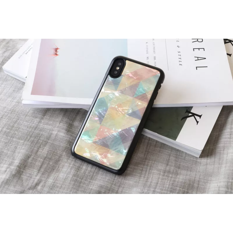 Capa para smartphone iKins para iPhone XS / iPhone XS Mosaic preta
