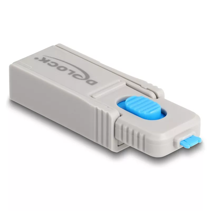 Bloqueio de portas DeLOCK 20969 DisplayPort HDMI USB Type-A USB Type-C cinzento