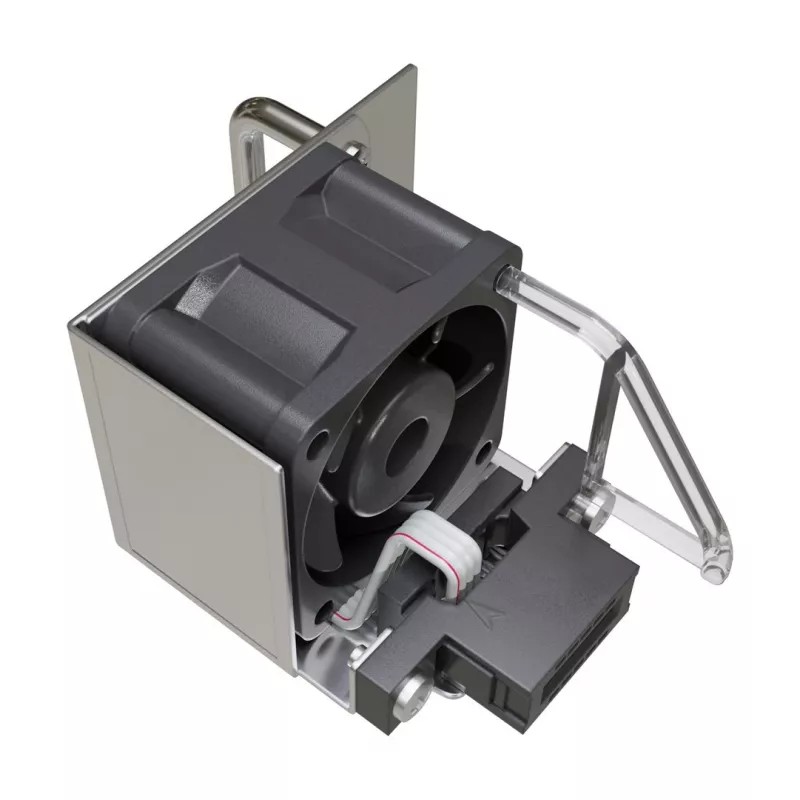 Ventilador Mikrotik MT-HOTSWAPFAN preto aço inoxidável compatibilidade Mikrotik CCR2216-1G-12XS-2XQ