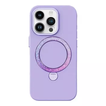 Capa para telemóvel Joyroom PN-14L2 para iPhone 14 Pro, roxa, ajuste personalizado com recortes para botões e conectores